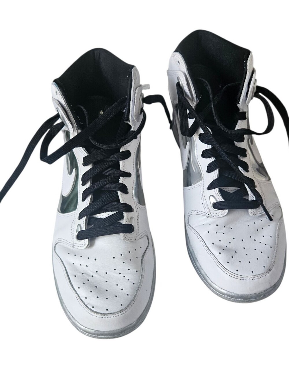Nike Dunk High SE Chrome Sneakers Women 10 - Picture 3 of 6